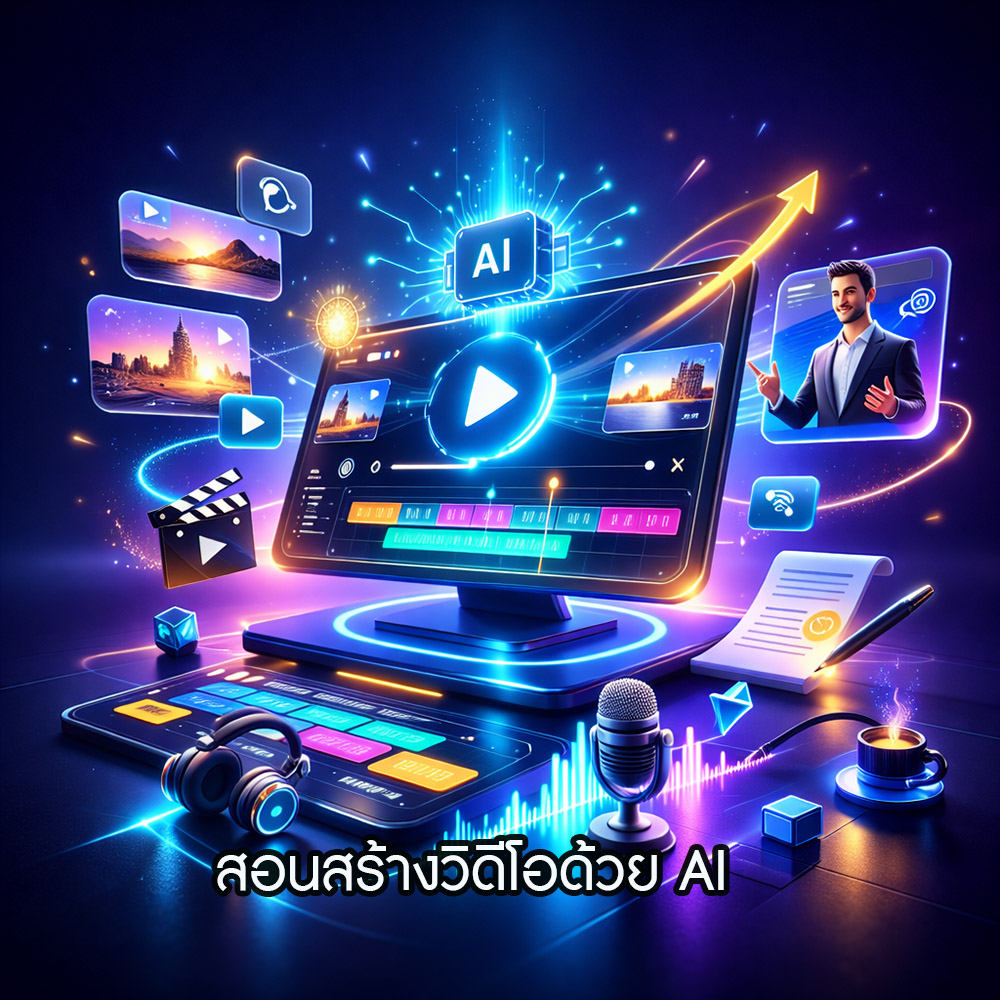 สอนสร้างวีดีโอด้วย AI